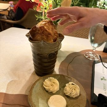 Botanic - complimentary bread & butters, so good. two savory and one sweet. - Southern Near Me - Opelika, Alabama