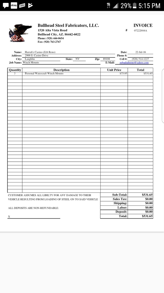 BULLHEAD STEEL FABRICATORS LLC Updated October 2024 10 Photos & 12