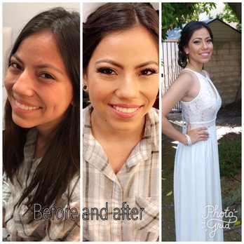 Ruby Duby Studio - Before and After hair and make up for prom - Makeup Artists Near Me Ruby Duby Studio - Before and After hair and make up for prom - Makeup Artists Near Me
