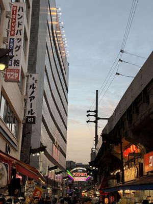 Ueno Ameyoko Shopping Street by null
