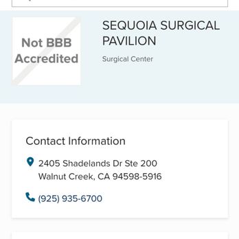 Sequoia Surgical Pavilion - Not accredited. - Orthopedists Near Me - Walnut Creek, California