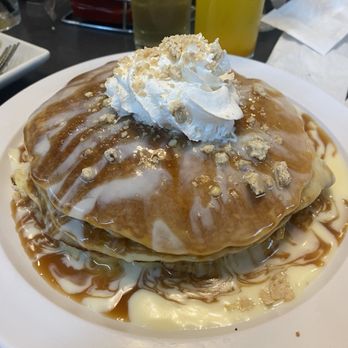 Toast - Hangover Pancake (I upgraded to Mazapan Pancakes). - American Near Me - Sugar Land, Texas