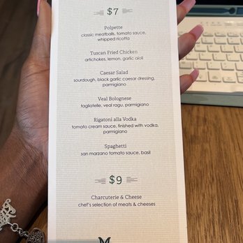 Marmo - HH menu - Italian Near Me - Houston, Texas