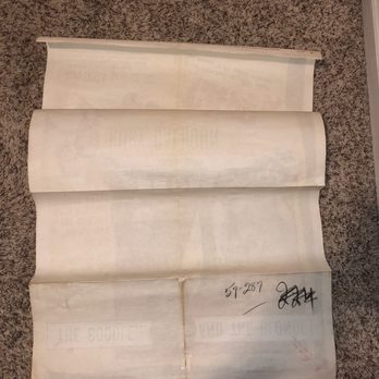 Poster Fix - This is a picture of my poster as it was returned to me today, 3/8/19..clearly it was NOT 95% done as he had stated in a previous email. - Art Restoration Near Me - Brooklyn, New York