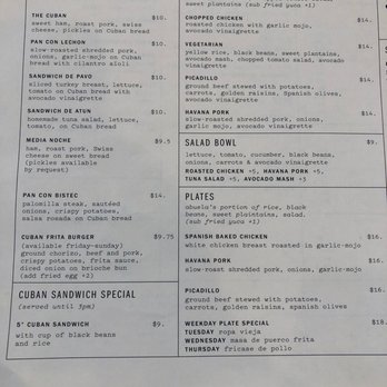 Black Bean Deli - Menu - Cuban Near Me - Winter Park, Florida Black Bean Deli - Menu - Cuban Near Me - Winter Park, Florida