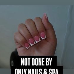 Only Nails and Spa - This is what I showed them how I wanted my nails !!! And this was considered a DESIGN & would have been an extra $25.