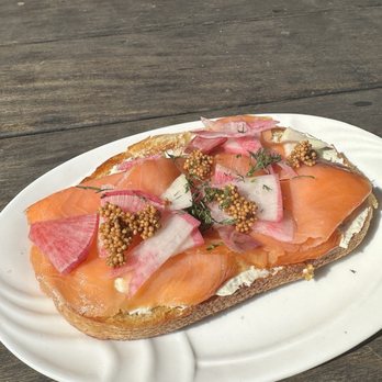 The Combine Kitchen - Salmon toast - Coffee & Tea Near Me - Rancho Cucamonga, California