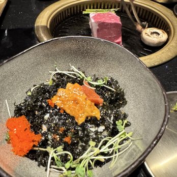 Honest Grill - Sea Urchin and Cod Roe Rice - Barbeque Near Me - Centreville, Virginia Honest Grill - Sea Urchin and Cod Roe Rice - Barbeque Near Me - Centreville, Virginia