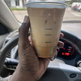 A free cup of iced coffee A free cup of iced coffee
