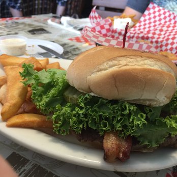 PoFolks - Bacon cheeseburger somewhere under that lettuce - Southern Near Me - Panama City, Florida PoFolks - Bacon cheeseburger somewhere under that lettuce - Southern Near Me - Panama City, Florida