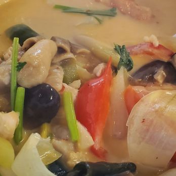 Thai Pho Ewa - Tom Kha, the magical soup that heals everything from a skinned knee to the common cold. What a tasty and magical antidote a MUST try. - Asian Fusion Near Me - Ewa Beach, Hawaii