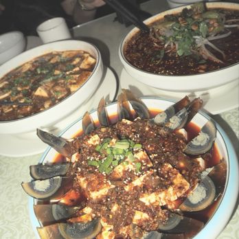 Yummy Szechuan - Thousand year eggs with tofu - cold was our favorite! - Szechuan Near Me - Millbrae, California Yummy Szechuan - Thousand year eggs with tofu - cold was our favorite! - Szechuan Near Me - Millbrae, California