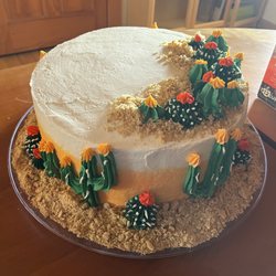 Bullocks - Desert Birthday Cake made by Desiree at Bullocks.