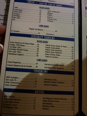 Menu photo 2 Iron Cactus San Antonio San Antonio, TX