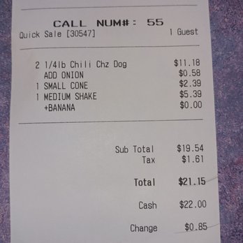 Fosters Freeze - 0.30¢ each extra for onions, who does that? - Burgers Near Me - Hollister, California
