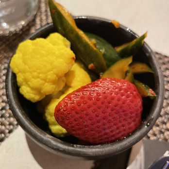 Jun - House made Pickles - New American Near Me - Houston, Texas