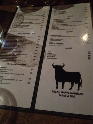 Menu photo 2 Ramblas Stockholm, AB Menu photo 2 Ramblas Stockholm, AB