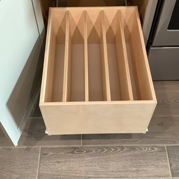 Shelves That Slide - drawer for trays - Kitchen & Bath Near Me - Phoenix, Arizona