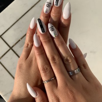 Red Nails - Gucci Nails by Don Nguyen - Nail Salons Near Me - Olathe, Kansas