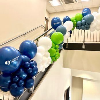Party Pop Austin - Staircase leading to event entry - Balloon Services Near Me Party Pop Austin - Staircase leading to event entry - Balloon Services Near Me