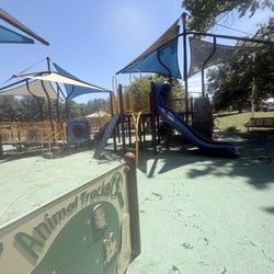 Chapel Forge Elementary School - Side view park play area