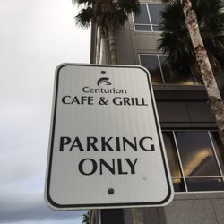Front row Centurion Cafe parking!
