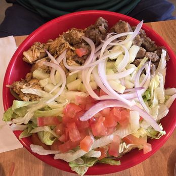 Urban Gyros - Bowl with 2 protein- beef and chicken - Falafel Near Me - El Paso, Texas Urban Gyros - Bowl with 2 protein- beef and chicken - Falafel Near Me - El Paso, Texas