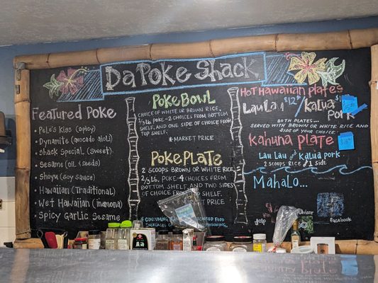 Menu photo 5 Da Poke Shack Kailua-Kona, HI
