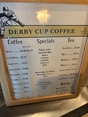 Menu photo 2 Derby Cup Coffee New York, NY Menu photo 2 Derby Cup Coffee New York, NY