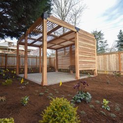 Prestige Landscape & Tree Service - We installed a gorgeous pergola with privacy slats and a beautiful paver patio.