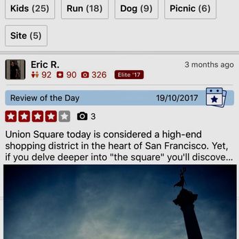 Union Square - SF ROTD 10/19, Union Square Park, San Francisco, CA. Thanks for all the love & French kissing... - Public Markets Near Me - San Francisco, California