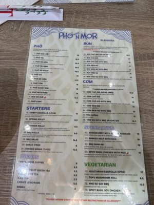 Menu photo 1 Pho N Mor Glendora, CA Menu photo 1 Pho N Mor Glendora, CA