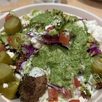 CAVA - Bowl with chicken and lamb - Mediterranean Near Me - Cypress, Texas