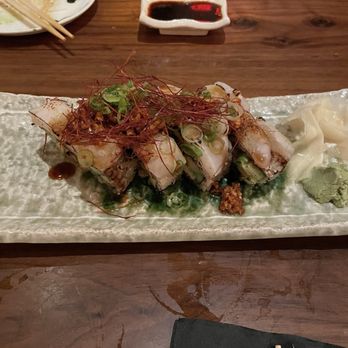 EBESU Robata & Sushi - White Snow Roll -- weird combination of hot and cold - Sushi Bars Near Me - Plano, Texas EBESU Robata & Sushi - White Snow Roll -- weird combination of hot and cold - Sushi Bars Near Me - Plano, Texas