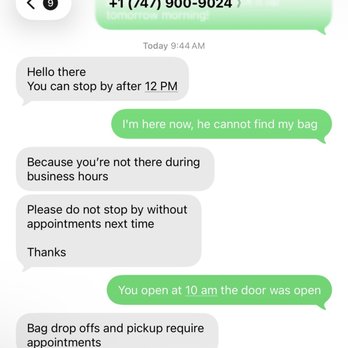 Mr Dryclean - Text exchange with employee. Very rude. - Dry Cleaning Near Me - La Crescenta-Montrose, California Mr Dryclean - Text exchange with employee. Very rude. - Dry Cleaning Near Me - La Crescenta-Montrose, California