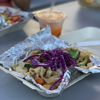 Ae's Thai Kitchen - Tofu drunken noodle and Thai iced tea made vegan and gluten-free! - Thai Near Me - Hana, Hawaii Ae's Thai Kitchen - Tofu drunken noodle and Thai iced tea made vegan and gluten-free! - Thai Near Me - Hana, Hawaii