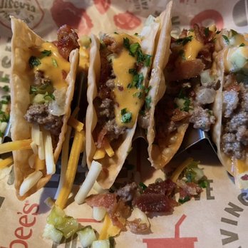 Applebee's Grill + Bar - Bacon Cheeseburger Wonton Tacos - American Near Me - Hackensack, New Jersey Applebee's Grill + Bar - Bacon Cheeseburger Wonton Tacos - American Near Me - Hackensack, New Jersey