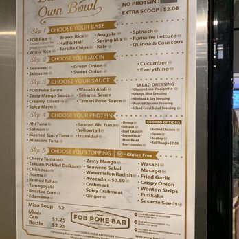 FOB Poke Bar - Poke Near Me - Bellevue, Washington FOB Poke Bar - Poke Near Me - Bellevue, Washington