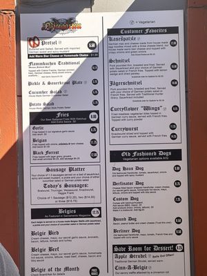 Menu photo 6 Midtown BierGarten Sacramento, CA