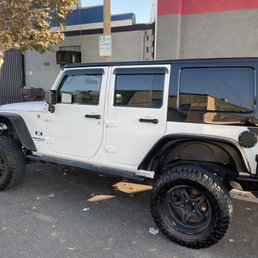 Jeep Wrangler with New Hard Top from GK Customs LA Jeep Wrangler with New Hard Top from GK Customs LA