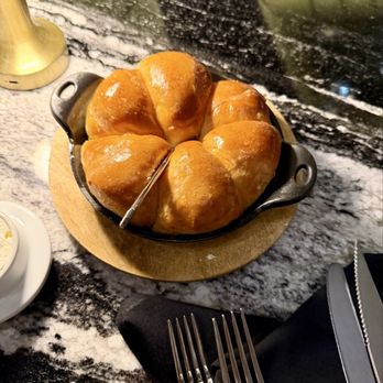 H&W Steakhouse - Complimentary bread with no salt. - Steakhouses Near Me - Norcross, Georgia