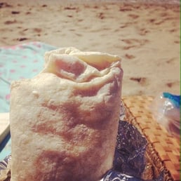 Kickin Chicken on the beach, these sandwiches and wraps are great for transport!