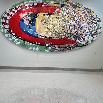 LAX Terminal 3 - Beautiful art - Airport Terminals Near Me - Los Angeles, California