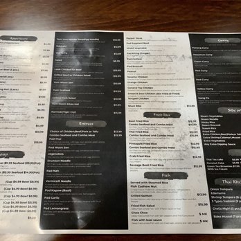 Thai Kitchen & Sushi Bar - Menu as of Sept 2020 - Thai Near Me - Bulverde, Texas Thai Kitchen & Sushi Bar - Menu as of Sept 2020 - Thai Near Me - Bulverde, Texas