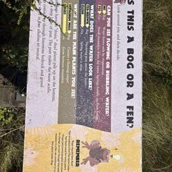 Cedar Bog Nature Preserve - Info on the placards