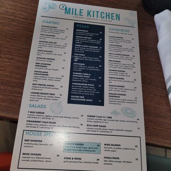 7 Mile Kitchen - A large selection on the menu... - New American Near Me - Carlsbad, California