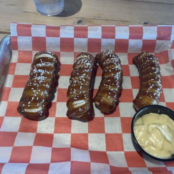 The Standard - Pretzel and beer cheese - Beer Gardens Near Me - Norman, Oklahoma