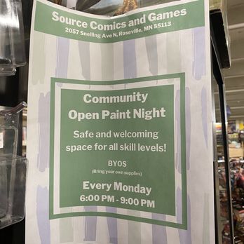 Source Comics & Games - Mini fig painting every Monday night! - Comic Books Near Me - Roseville, Minnesota