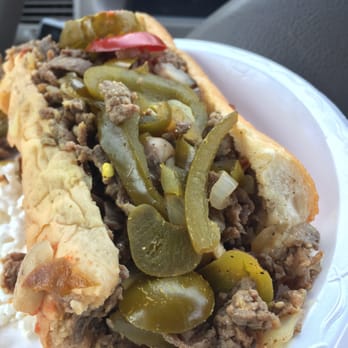 Max's Steaks - Mushroom steak with sweets, hots, pickles, and onions. - Sandwiches Near Me - Philadelphia, Pennsylvania Max's Steaks - Mushroom steak with sweets, hots, pickles, and onions. - Sandwiches Near Me - Philadelphia, Pennsylvania