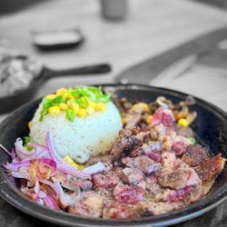 Sizzling Lunch - Foster City - Steak Cube Pepper Rice